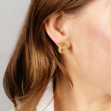 Ohio State Buckeyes 24K Gold Plated Stud Earrings