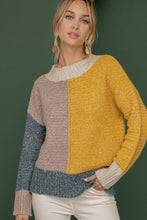 Color block sweater